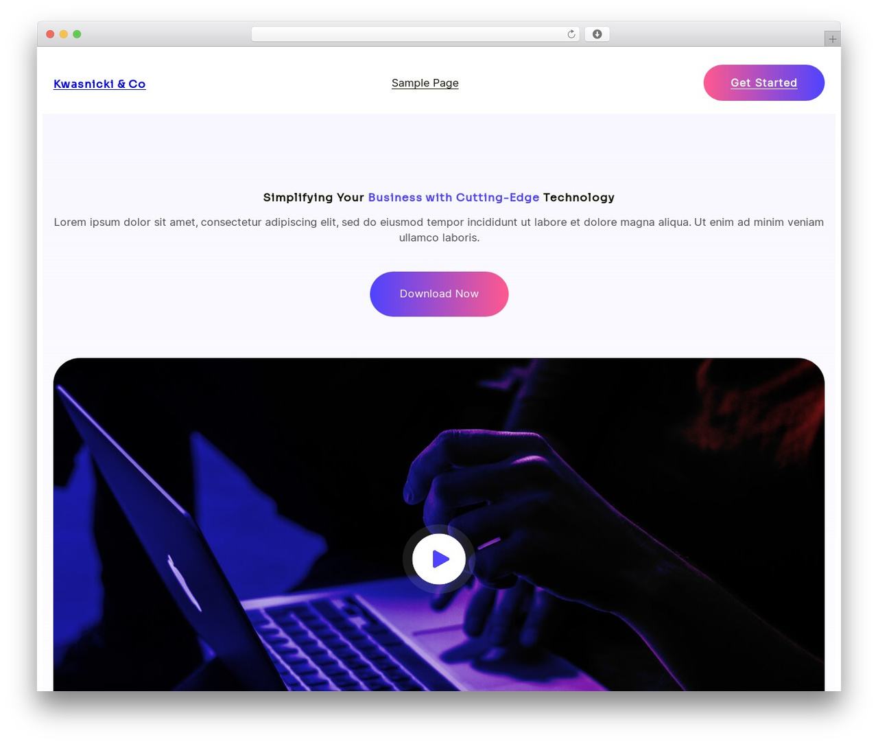 Modestra WordPress theme - kclegal.com