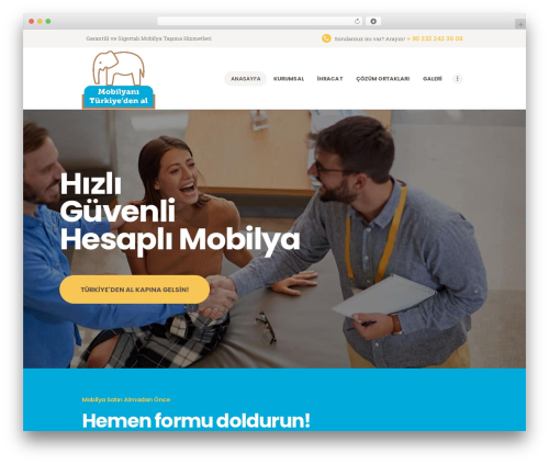 MoveMe theme WordPress - mobilyaniturkiyedenal.com
