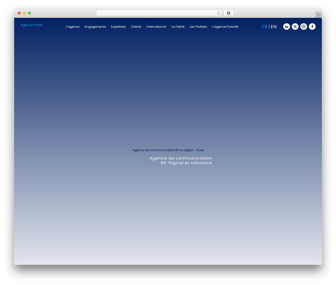 Profile WordPress theme - agence-profile.com Profile WordPress theme - agence-profile.com