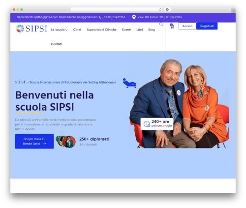 Studyhub WordPress theme - scuolasipsi.com