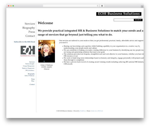 Tabula Rosa company WordPress theme - eohbusinesssolutions.com