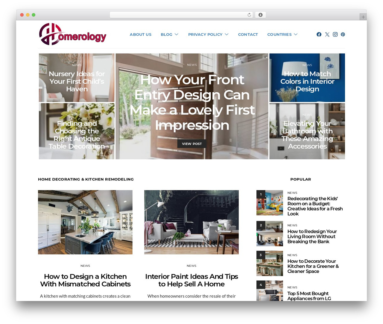 Theme WordPress Authentic Child - homerology.com