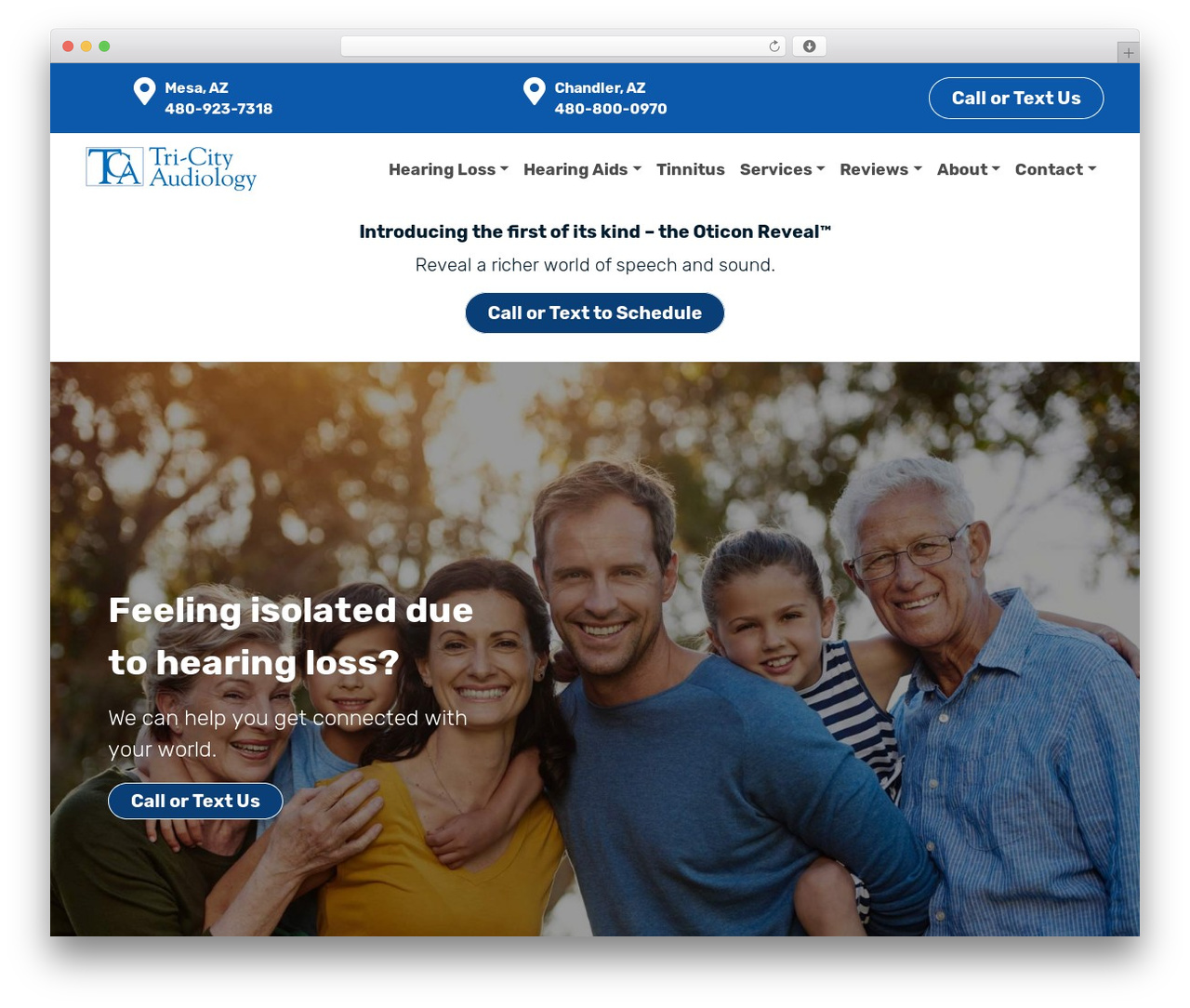 Theme WordPress UnderStrap BUILDER - tri-cityaudiology.com
