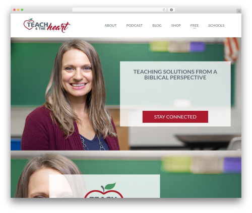 Thrive Theme Builder WordPress theme - teach4theheart.com