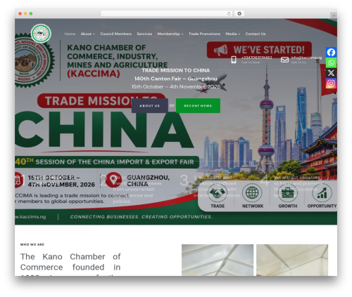 UnityPress premium WordPress theme - kaccima.ng