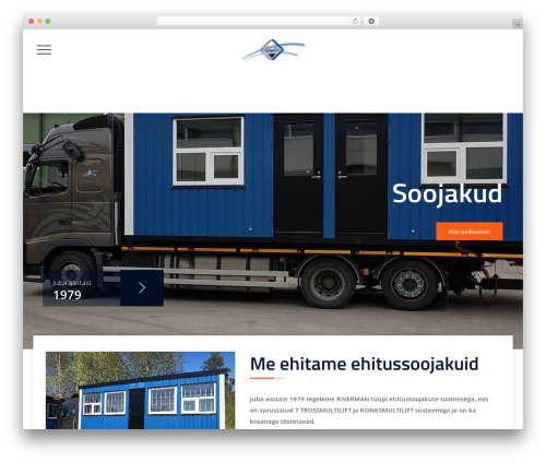 WordPress theme Tectxon - riverman.ee