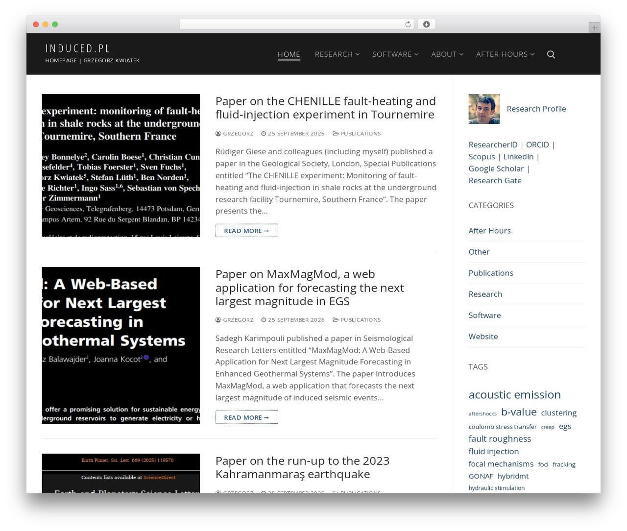 WordPress theme Customify - induced.pl