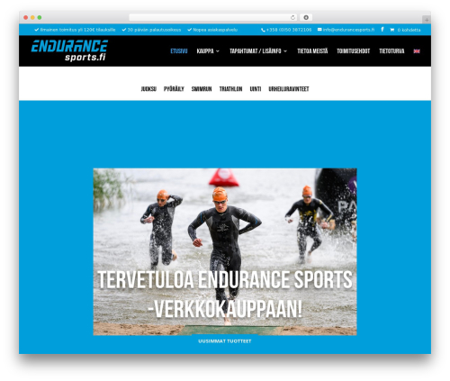 WordPress theme Divi - endurancesports.fi
