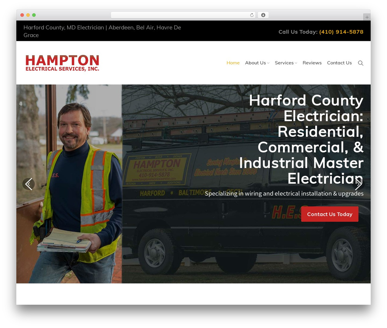 WP theme Windfall - hamptonelectrical.com