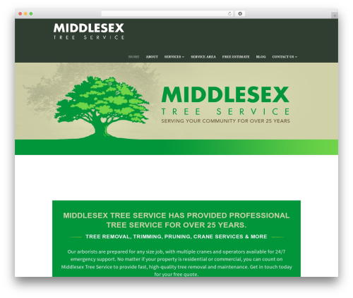 Buisson WordPress theme - middlesextree.com