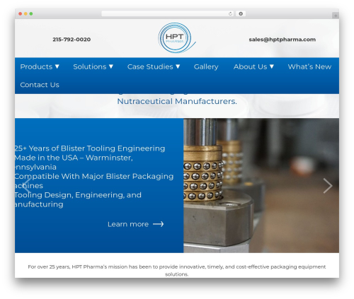 HPT Pharma WordPress theme - hptpharma.com