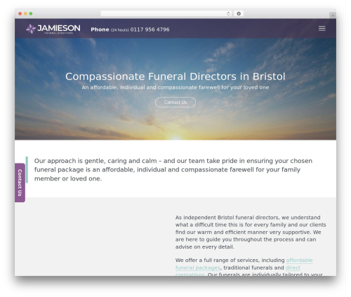 Animation builder WordPress plugin - jamiesonfunerals.com