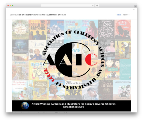 Rare WordPress page theme - acaic.org