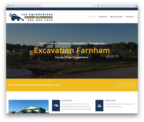 Theme WordPress Construct - excavationfarnham.com