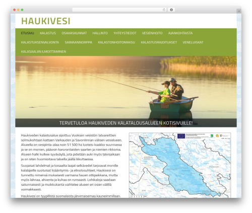 VV-Bootstrap WordPress theme - haukivesi.fi