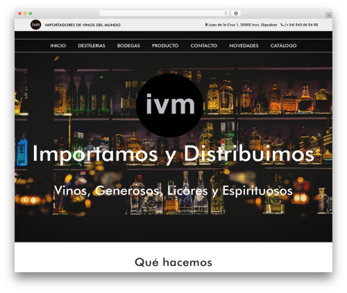 WineMaker theme WordPress - importvinosmundo.com