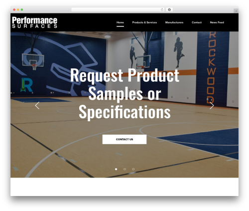WordPress theme Performance Surfaces - performancesurfaces.com