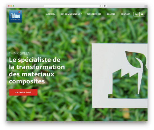 WordPress theme Admo theme - admo.ch