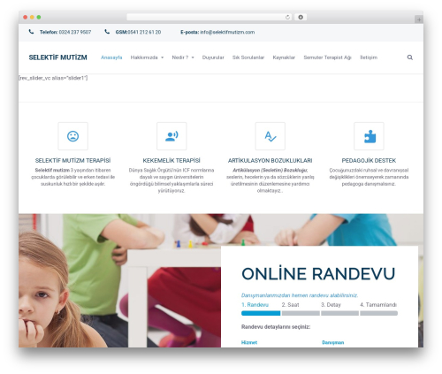 WordPress theme Vital - selektifmutizm.com