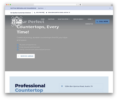 Prague WordPress theme - setinstoneatx.com