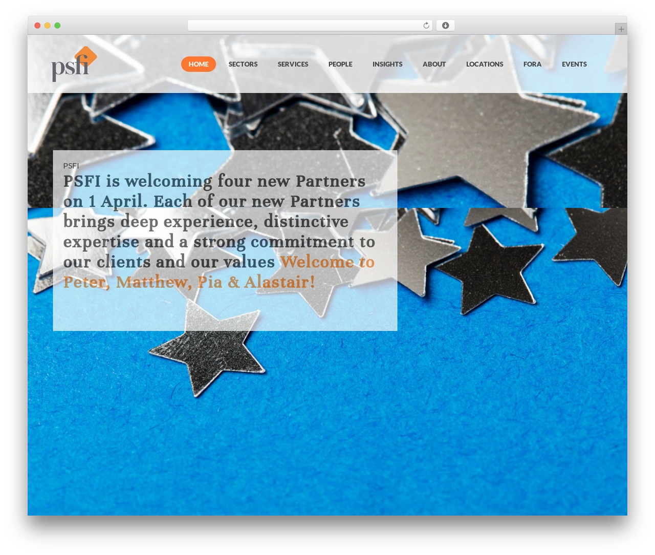 PSFI Hub WordPress theme design - psfi.org PSFI Hub WordPress theme design - psfi.org