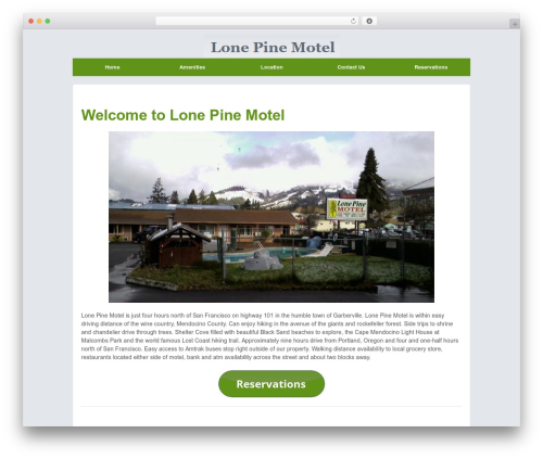 Responsive Pro theme WordPress - thelonepinemotel.com