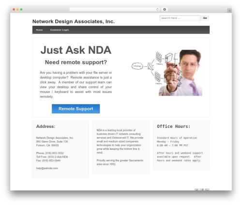 Responsive Pro WordPress theme - asknda.com