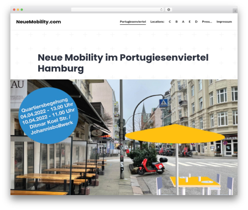 Stackable WordPress website theme - neuemobility.com
