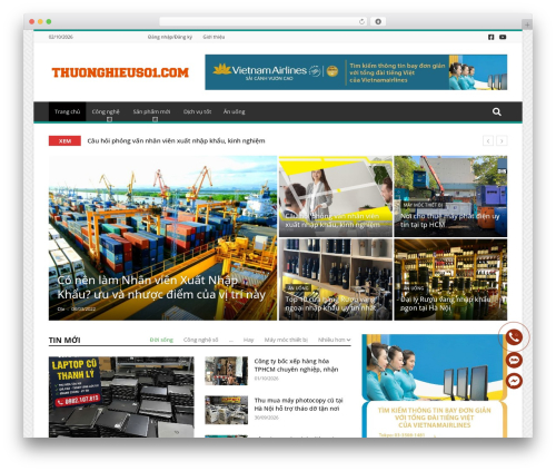 WordPress theme DEV Wordpress - thuonghieuso1.com