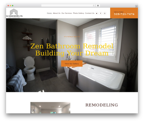 WordPress theme Hampton - iqhandiwork.com