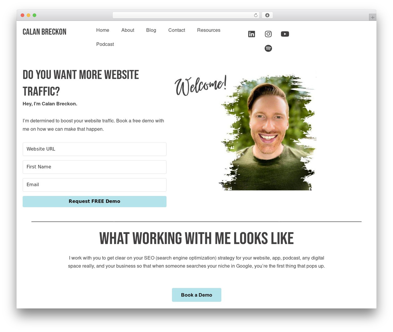 WordPress website theme Builder Theme - calanbreckon.com