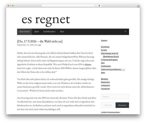 GeneratePress WordPress theme - mequito.org