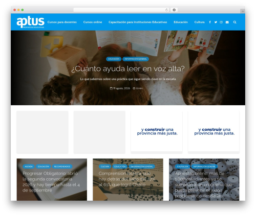Gridlove premium WordPress theme - aptus.com.ar