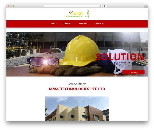 Mass Tech WordPress theme - masstech.com.sg