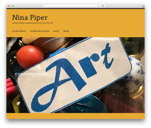 Radcliffe 2 WordPress theme - artstories.net