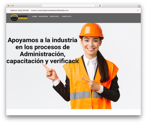 Rare WP theme - contratistascertificados.com