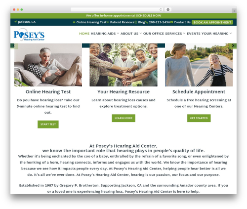Wcn multisite blocks WordPress plugin - poseyshearingaidcenter.com