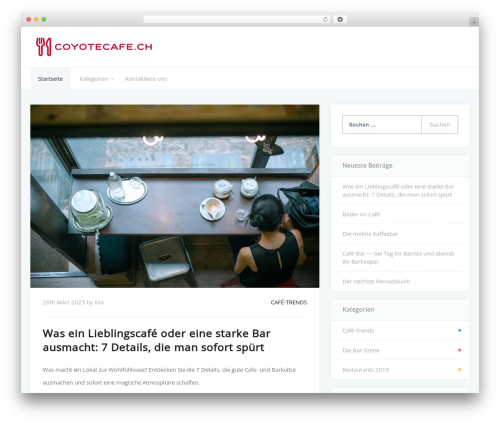 Theme WordPress Ezy - coyotecafe.ch