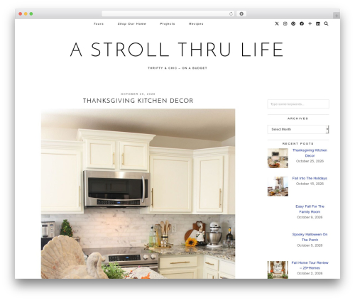 Theme WordPress Ghost Shell (pipdig) - astrollthrulife.net