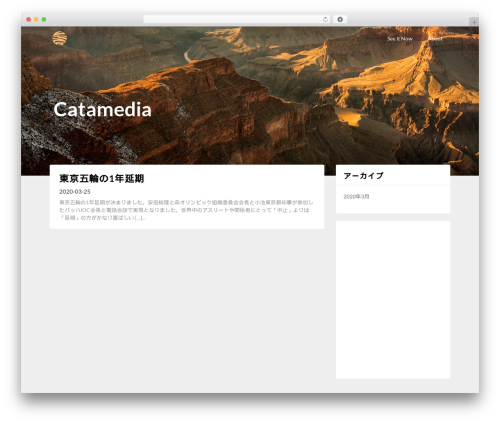 Adaptable Notes WordPress theme - cataphere.com
