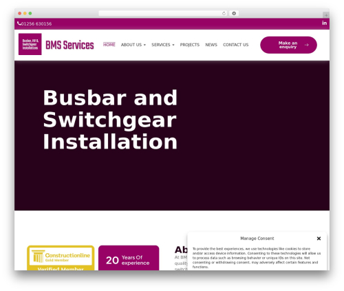 BMS theme WordPress - bms-services.co.uk