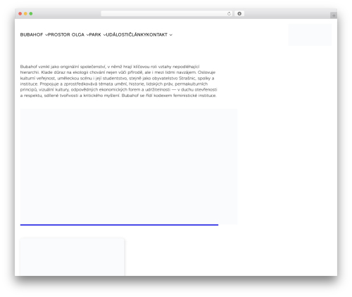 Breakdance Zero Theme WordPress theme - bubahof.com