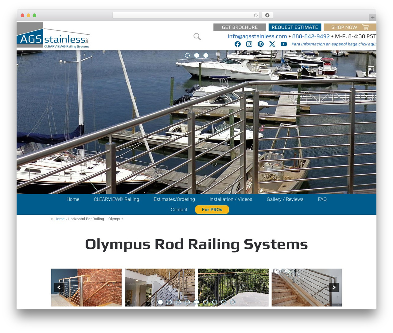 Centric Theme - deprecated theme WordPress - agsstainless.com/olympus-horizontal-bar-railing Centric Theme - deprecated theme WordPress - agsstainless.com/olympus-horizontal-bar-railing