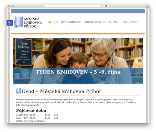 devdmbootstrap4 WordPress theme - knihovnapribor.cz