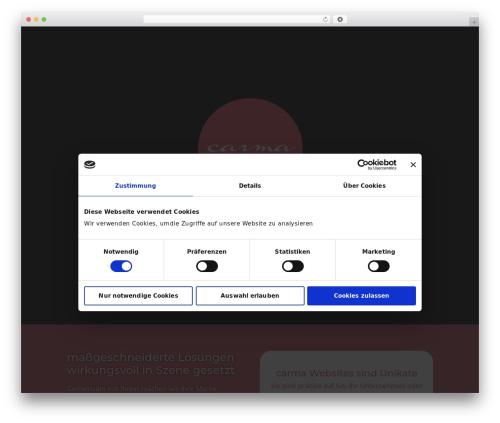 Divi WordPress theme - carma.cc