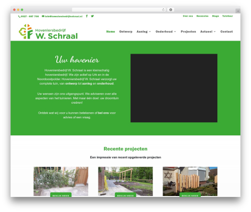 Divi breadcrumbs module WordPress plugin - hoveniersbedrijfschraal.nl