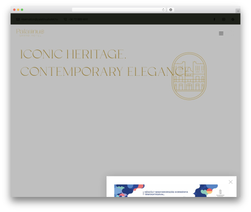 Eventicity WordPress theme - palatinusgrandhotel.hu