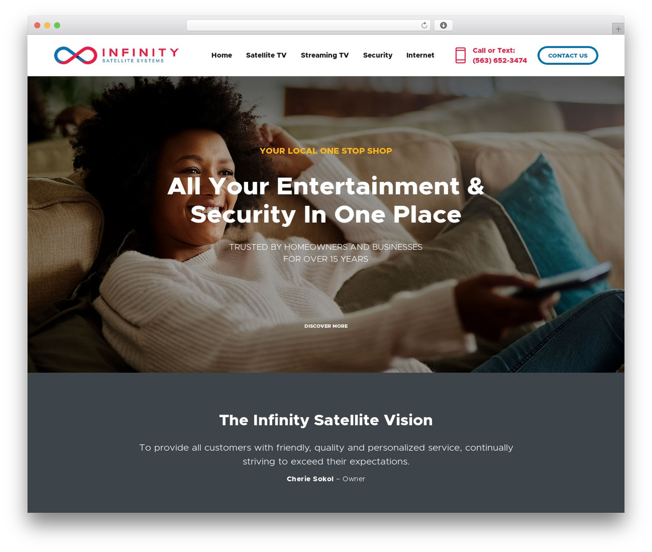 MaxiNet theme WordPress - infinitysat.net