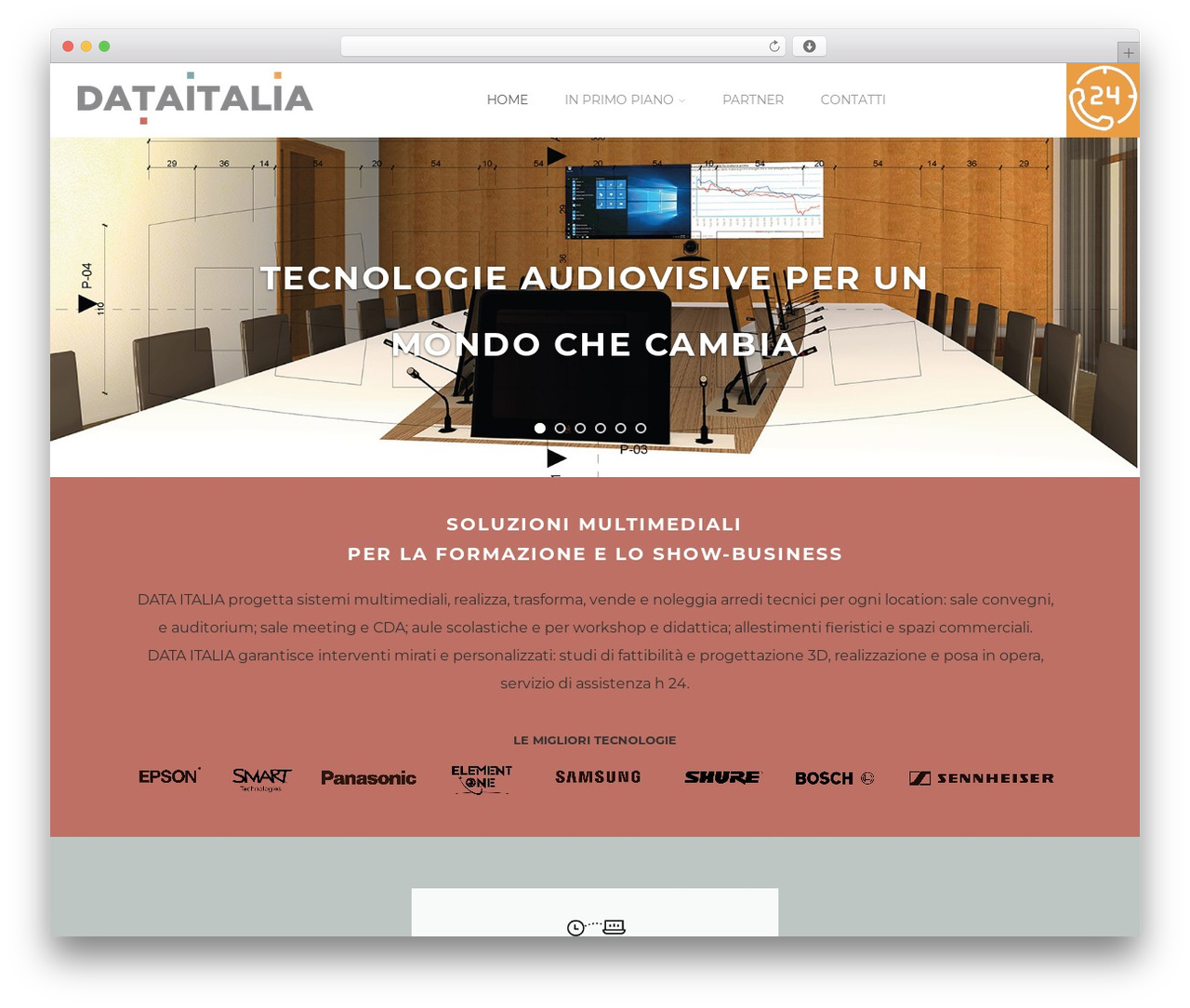 Optimizer PRO Child WordPress theme - dataitalia-audiovisivi.it
