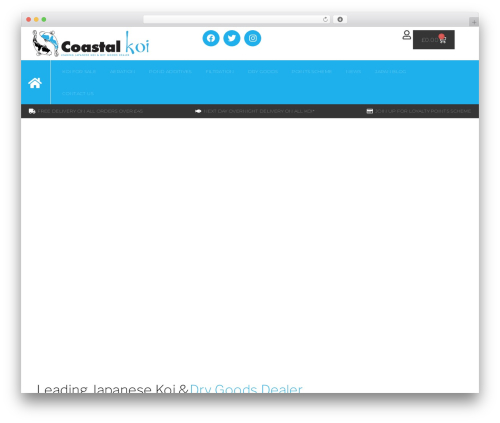 Oxygen2 best WordPress theme - coastal-koi.com